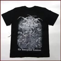 DARKTHRONE Underground Norwegian Black Metal Thai Band Pure Cotton Breathable Men's and Women's Short-sleeved American T-shirt