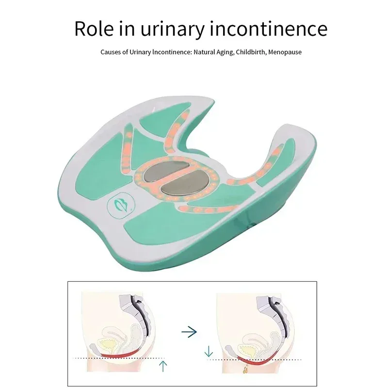 EMS femmes plancher pelvien bout à bout Machine électrique plancher pelvien Stimulation musculaire réparation postnatale chaise d'incontinence urinaire
