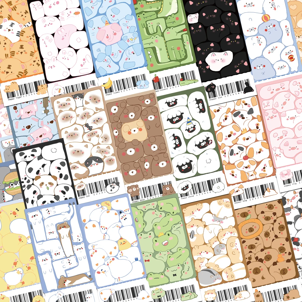 30pcs Originality Animal Bookmarks Kawaii Magnetic Book Clips Reading Items Page Stationery Office Supplies