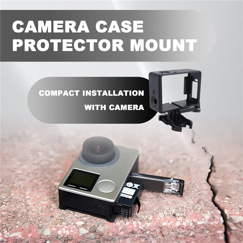 A41Z-Shoot Standard Protective Border Frame For Go Pro Hero 4 3+ Black 3 Camera Case Protector Mount For Go Pro 3+ 4 Camera Acce