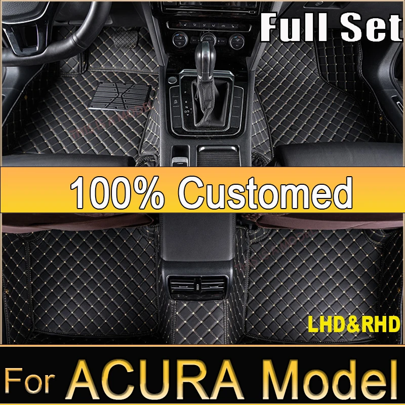 Автомобильные коврики для ACURA MDX RDX ZDX RL TL CDX CC TLX TSX Ковер на заказ Coche Автомобильные аксессуары Интерьер 2023 2024 2025