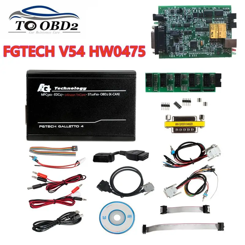 

FGTECH Galletto 4 Master V54 FW 0475 EU Auto ECU Chip Tuning Programmer No Need Activate Unlock Version Support Multi-Brand Car
