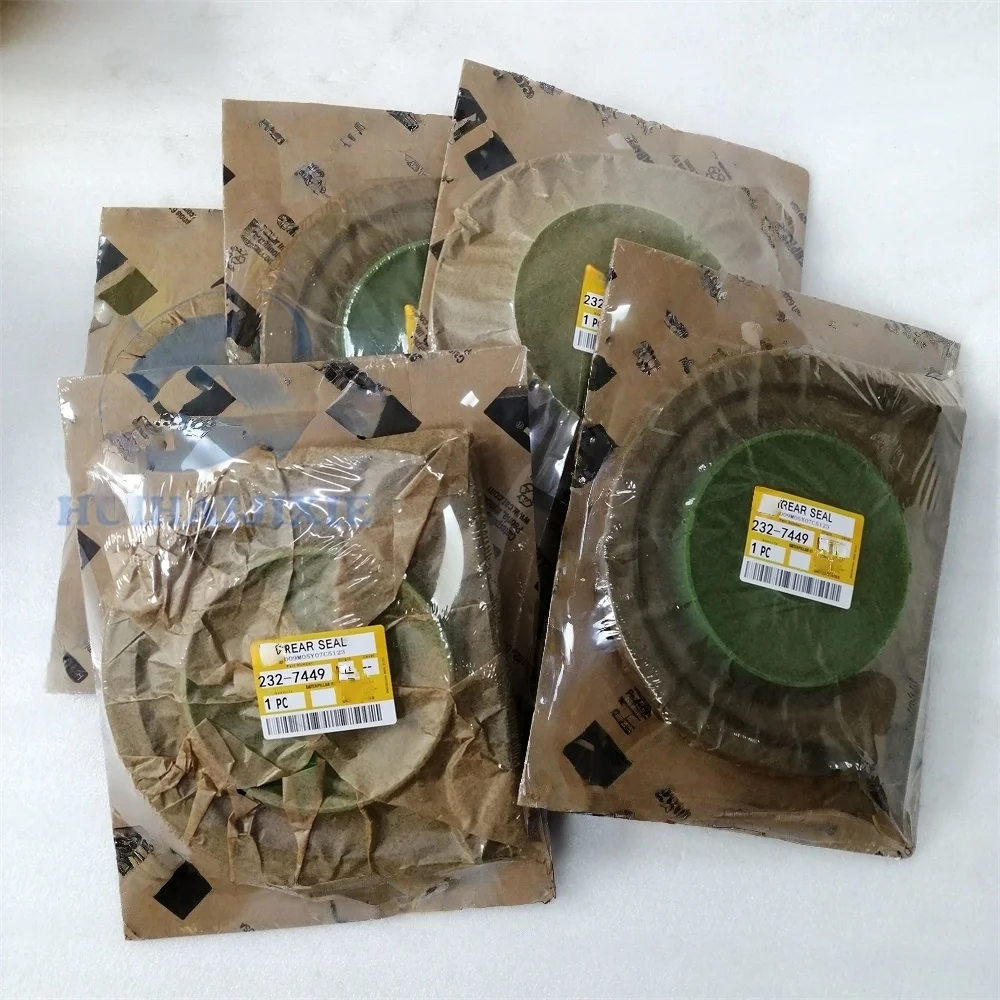 Construction Machinery Parts Rear Oil Seal & Housing 232-7449 2327449 for CAT Engine C3.3 C4.4 C7.1 3054E Excavator 312E 314F