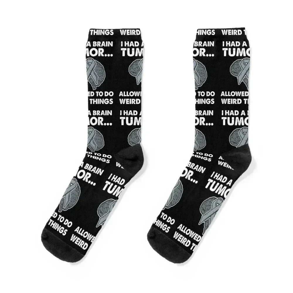 

Brain Tumor Survivor Recovery Gift Socks sport luxe short cool Socks Female Men's