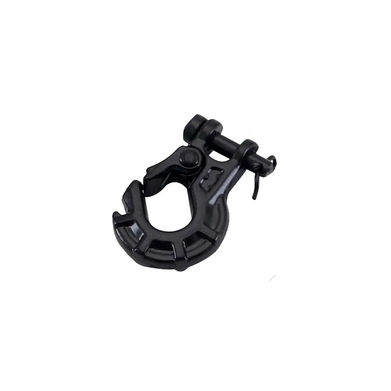 Rc Car Winch Hook With Winch Pull Strap Tags Decoration For 1/10 Rc Crawler Car Axial Scx10 Traxxas Trx4 Rc4wd Rgt Yikong Parts