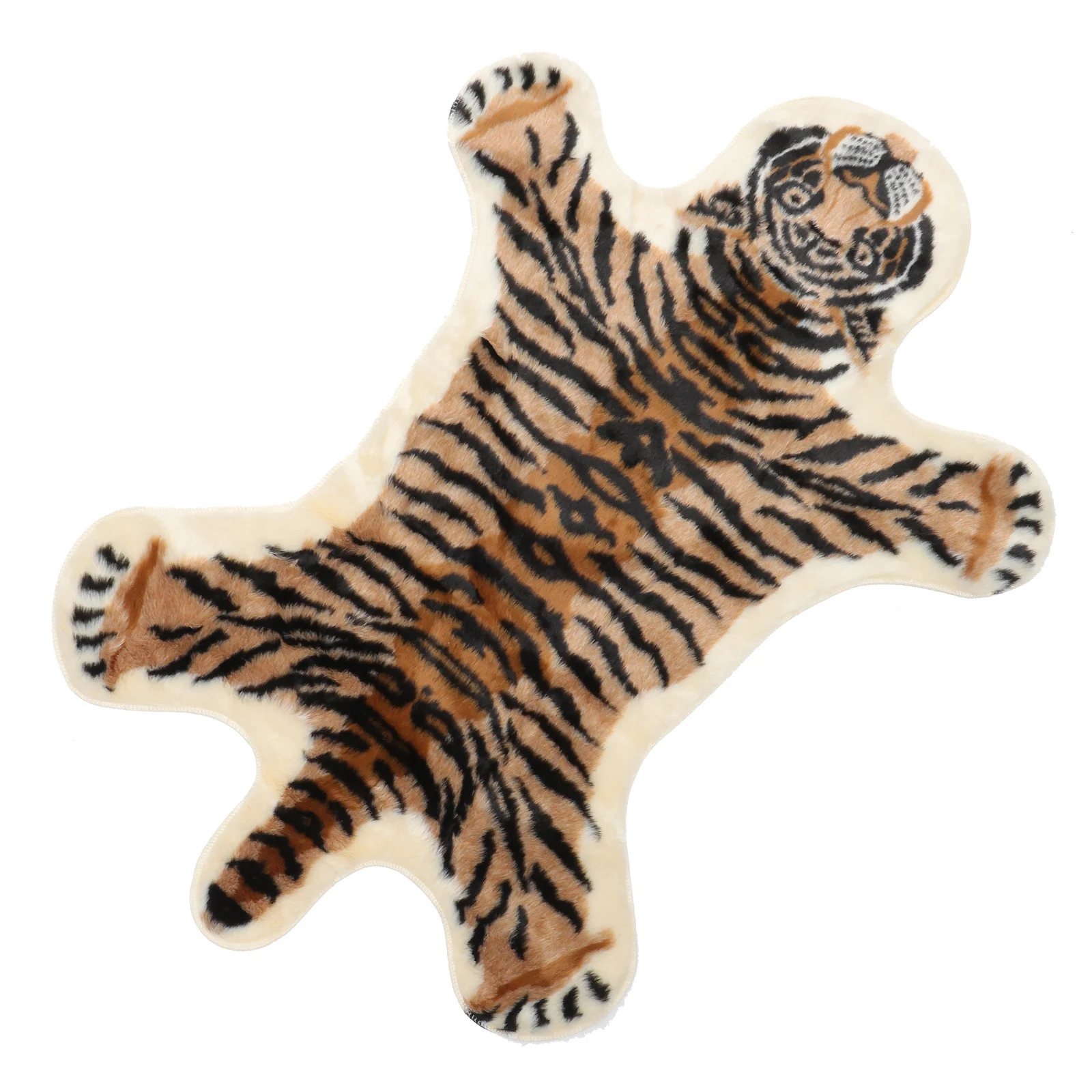 

Short Pile Leopard Print Carpet Washable Rug For Living Room Dining Hallway Floor Decoration Imitation Animal Skin Non Slip