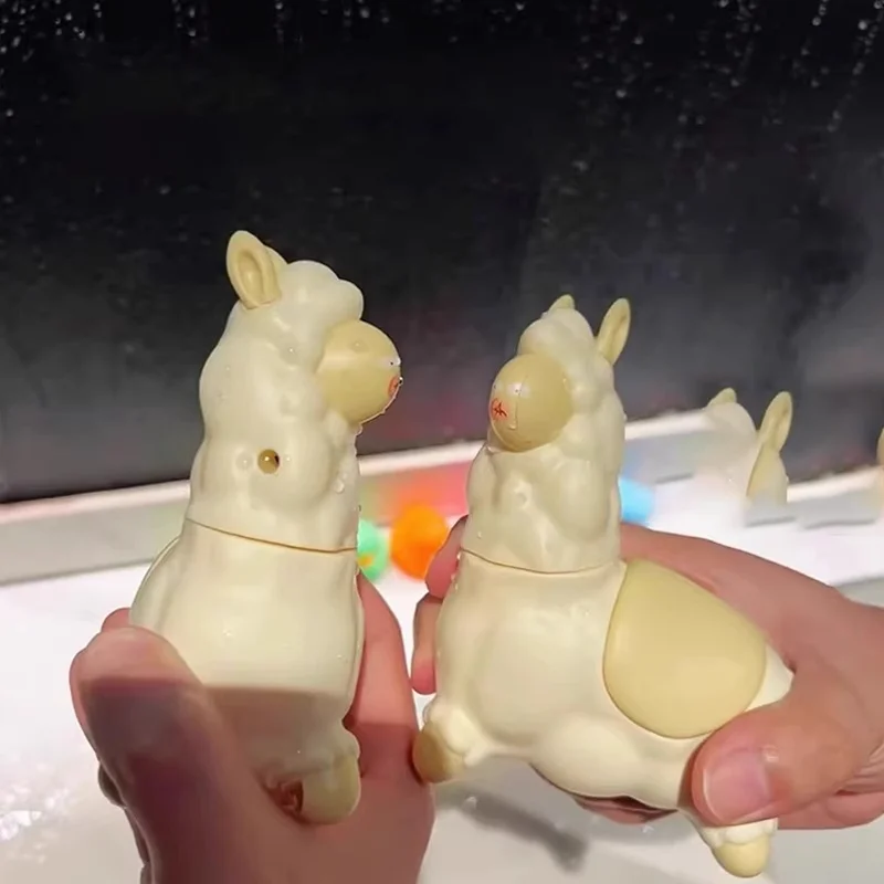 Shaking Alpaca Water Gun Children's Toy Handheld Continuous Water Spraying Sprinkler Outdoors Boys Girls Pool Creative Toy
