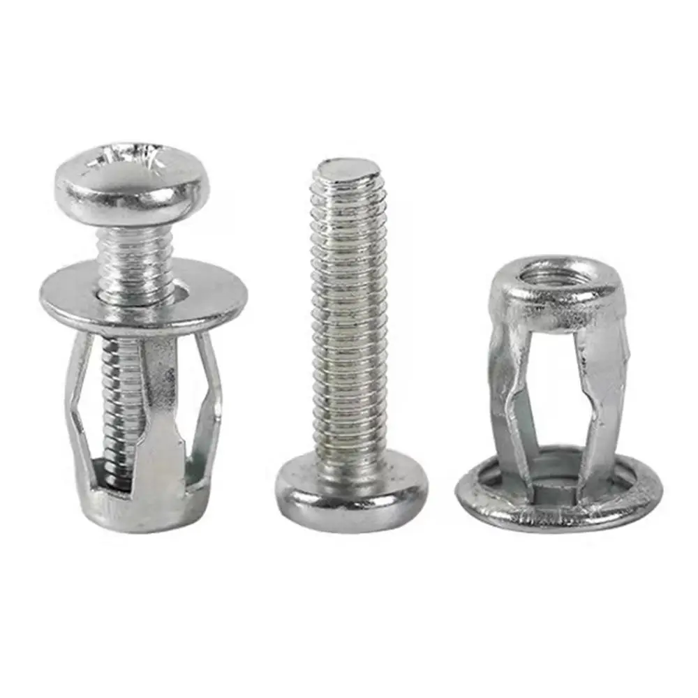 

5Pcs/pack M4 M5 M6 M8 For Automobile Motor Vehicle Iron Skin Lock Nut Car License Plate Bolt Petal Rivets Jack Expansion Nuts