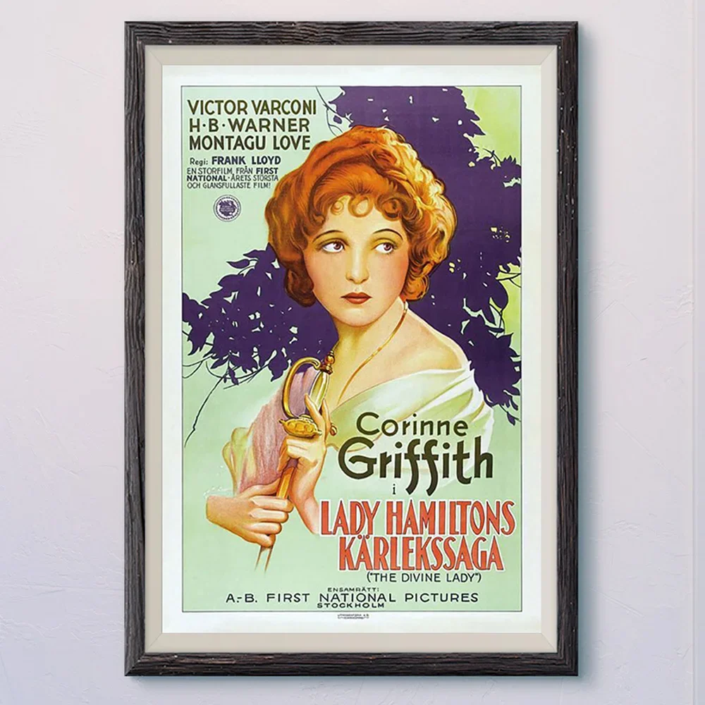 

N404 THE DIVINE LADY винтажный классический фильм настенный шелковый постер HD художественное украшение дома подарок