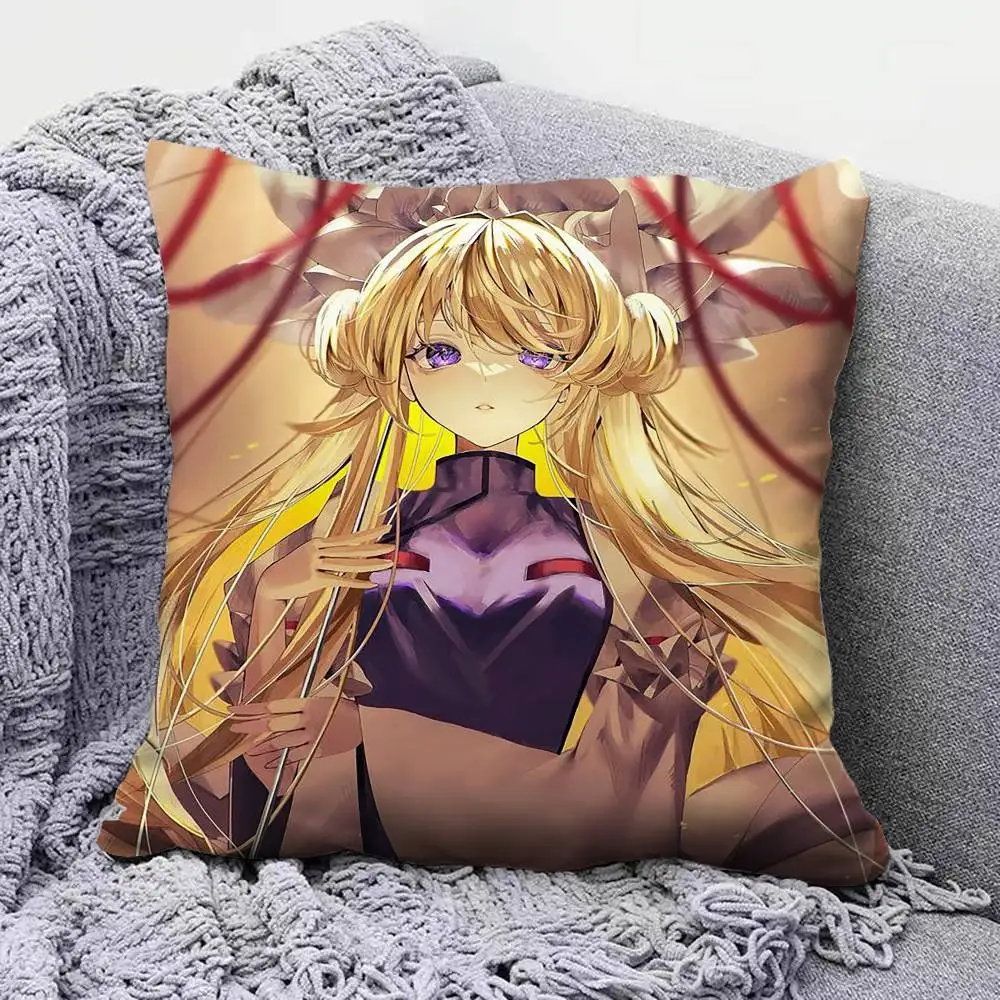Yakumo Yukari Touhou Project  Pillow Covers, Home Sofa Cushion Covers and Aecorative Custom