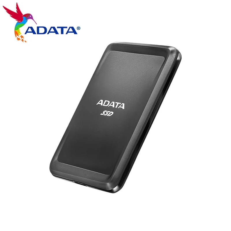 ADATA SC685P SSD 250GB USB 3.2 Gen 2 tipe-c eksternal Solid State Disk membaca kecepatan hingga 530mb/s Hard Drive untuk Desktop