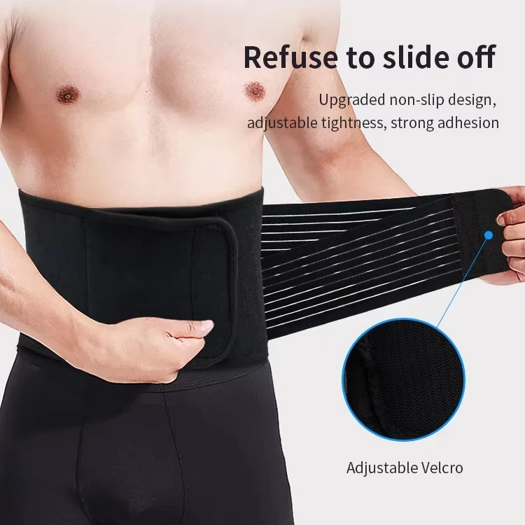 Waist Support Elastic Breathable Polyester Cotton Strap Stabilizer Strap Sports Waist Support