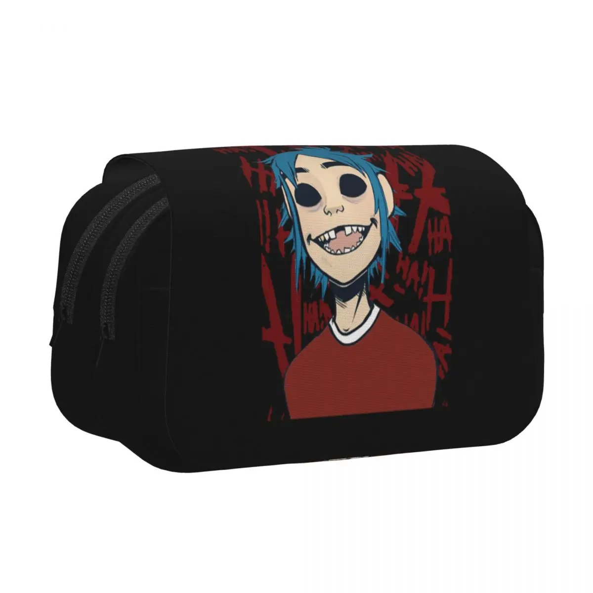 Feel Good Gorillaz Virtual Band Pencil Cases Pen Holder Hard Shell Leather Large Storage Pen Box Pencil Bag for Studen School