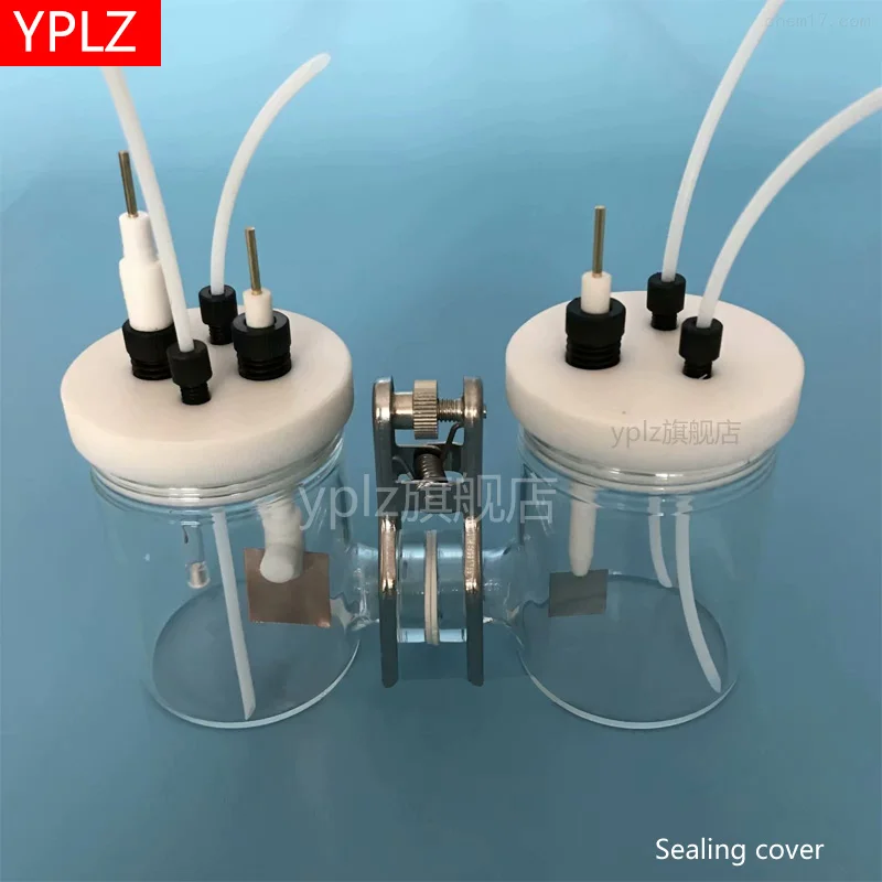 Membrana jonowo-protonowa typu H eksperymentalne elektrochemiczne urządzenie elektrolityczne z podwójnym elektrolizerem