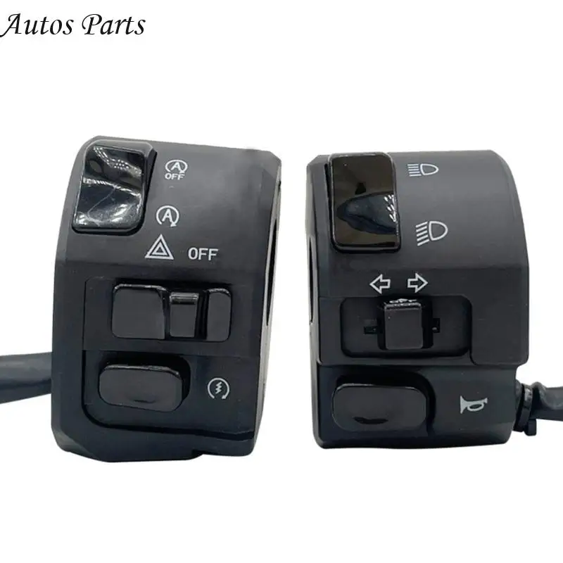 

57BA Replacement 22mm Motorcycle Handlebar Control Switches Motorbike Handlebar Horn Button Turn Headlamp Start Switch