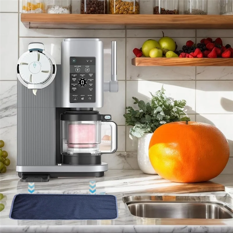 BAAN-닌자 NC700 NC701 슬러시 기계 용 미끄럼 방지 슬라이딩 매트 휴대용 아이스크림 메이커 무버 패드 아이스크림 액세서리