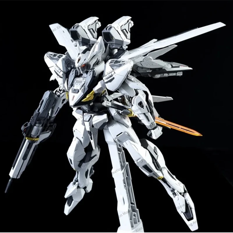 In Stock Luo Bo Anime Shiro Air Combat Type 1/100 MG TEST-70 Armored Colossus Assembled Model Toy Kit