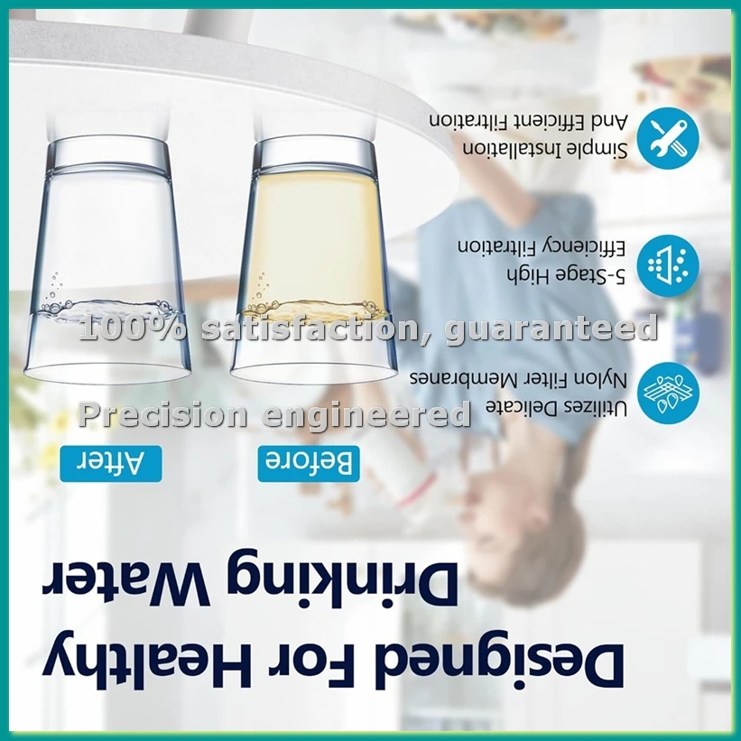 

Сменный фильтр для воды, совместимый с кувшинами и диспенсерами Zero Pitcher, ZR-001, ZR-017, ZP-006, ZD-013, многоступенчатая система фильтрации - ABLA