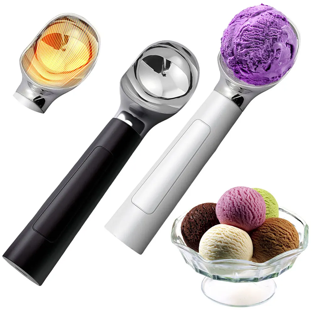 

Heated Ice Cream Scoop Rechargeable Electric Ice Cream Scoop for Hard Ice Cream Easy for Seniors & Kids