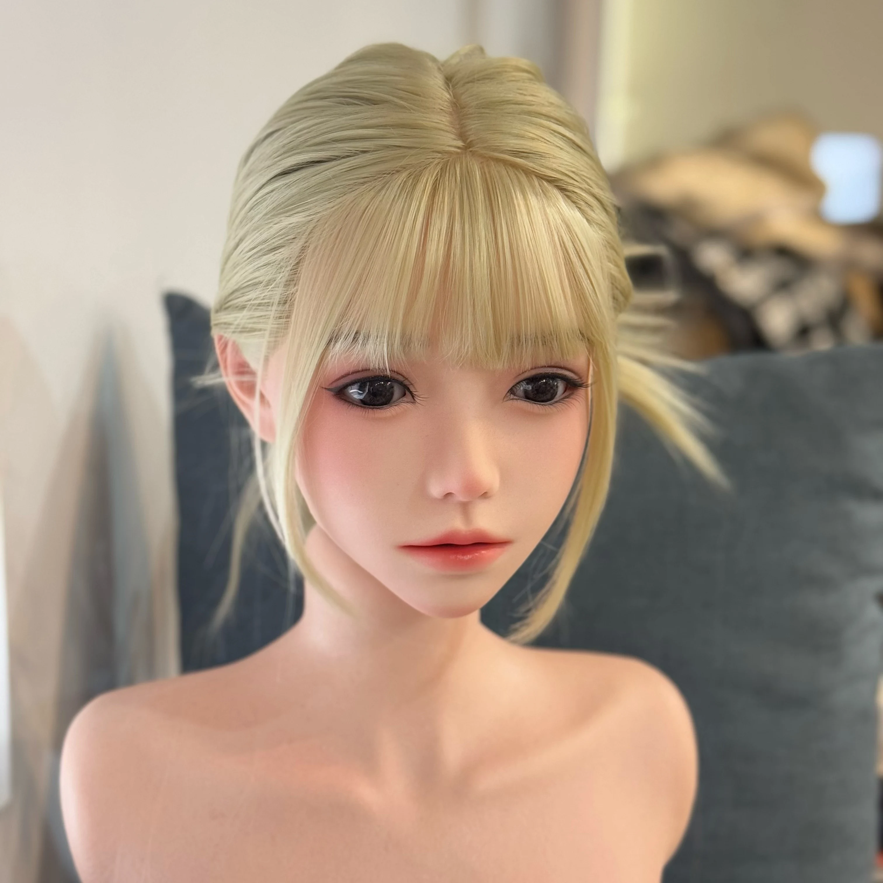 【Wonanii】New silicone head, beautiful makeup look，M16 screw interface，The same type of hair transplant and eyes，For collection p