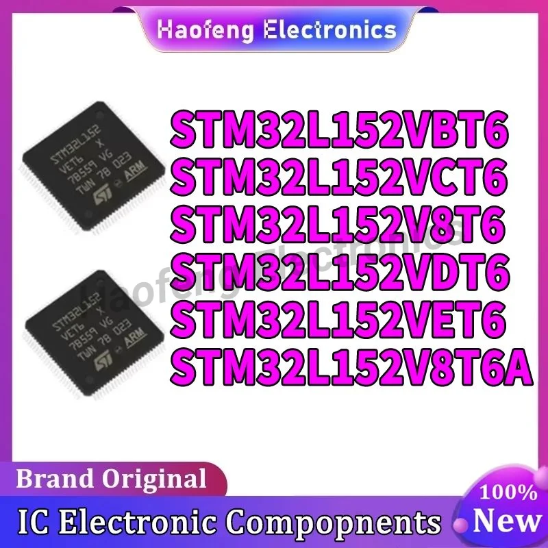 

STM32L152V8T6 STM32L152V8T6A STM32L152VBT6 STM32L152VCT6 STM32L152VDT6 STM32L152VET6 STM32L152 STM32L STM32 STM IC MCU Chip
