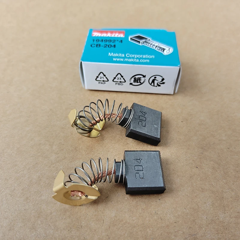 Makita 194992-4 CB-204 Carbon Brushes 2PCS Replacement Motor Brush for Electric Power Tools