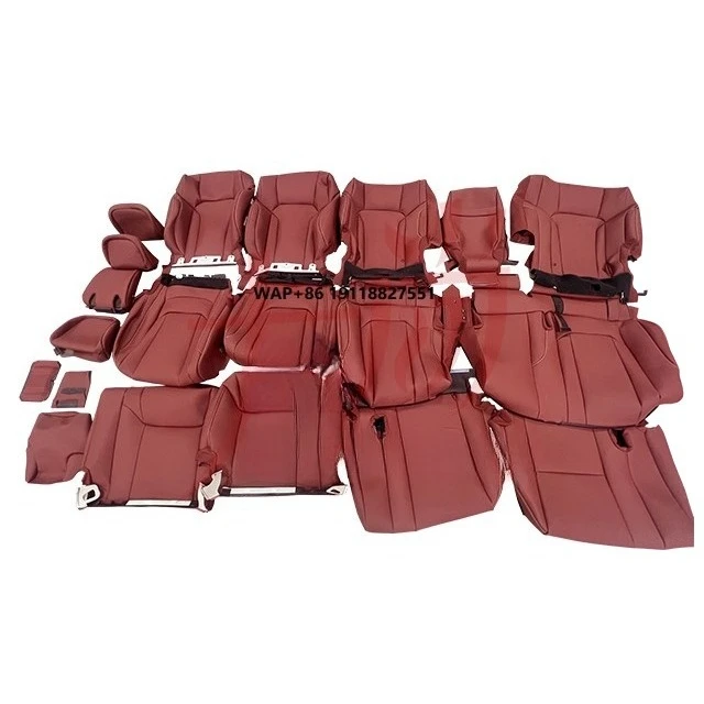 Applicable to LX570 Seat Leather Cover, Made of Genuine Leather Material, One-to-one Seat Leather Cover for All Vehicles