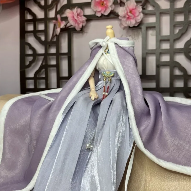 

Новая зимняя одежда для кукол BJD 30 см: плащ, китайский старинный стиль Ханьфу, аксессуары для кукол LJ310