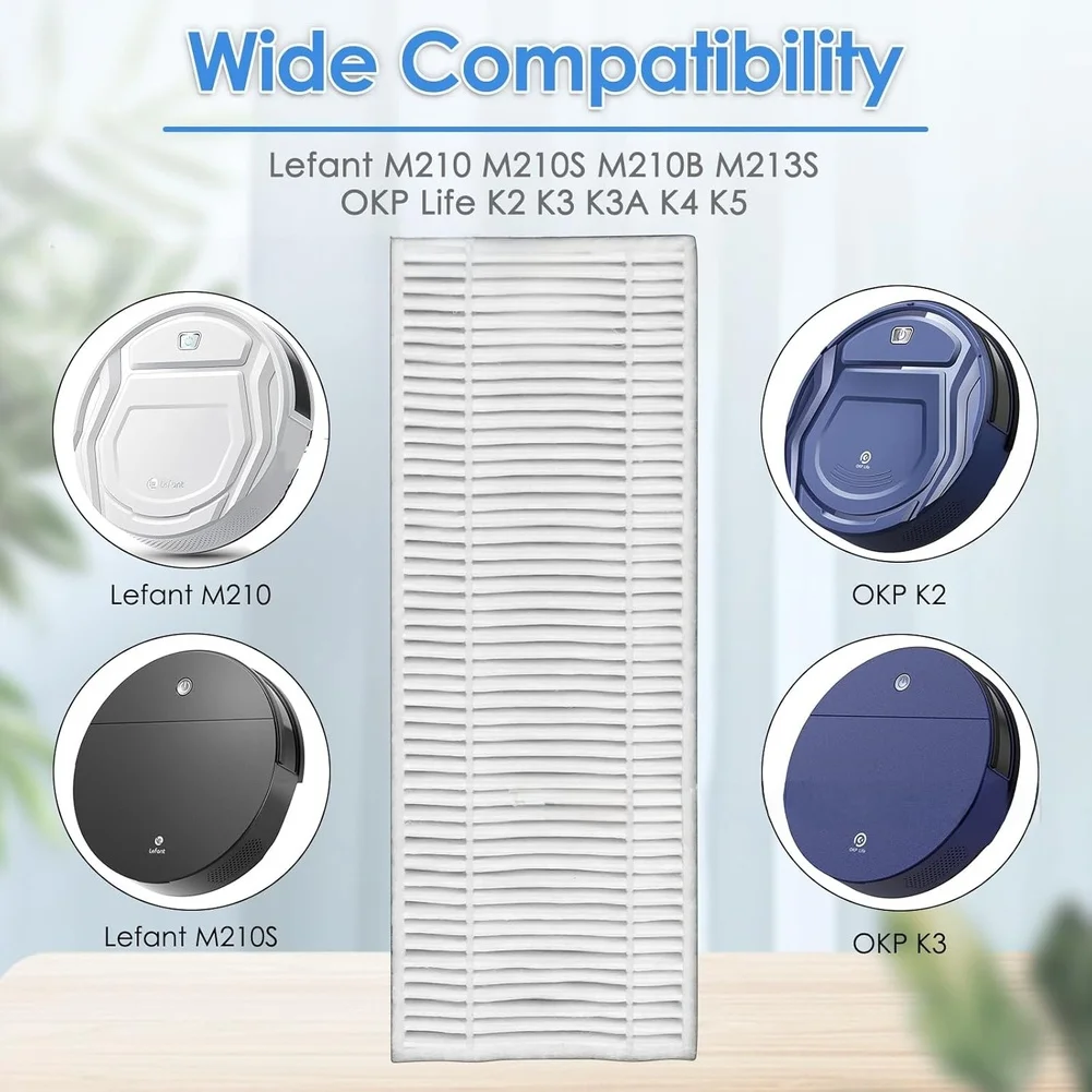 High Efficiency Filter For M330 M330 Pro Robot Vacuum Cleaner Dust Extended Lifespan 9-12 Months Easy Maintenance Reuse