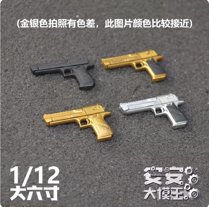 

1/12 Soldier Scene Toy Pistol DIY Accessories Fit Big 6'' Action Figure Female Doll Body Model In Stock