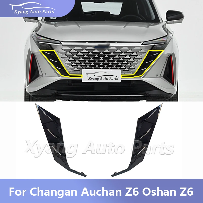 

Front Bumper Grille Trim Chrome For Changan Auchan Z6 Oshan Z6