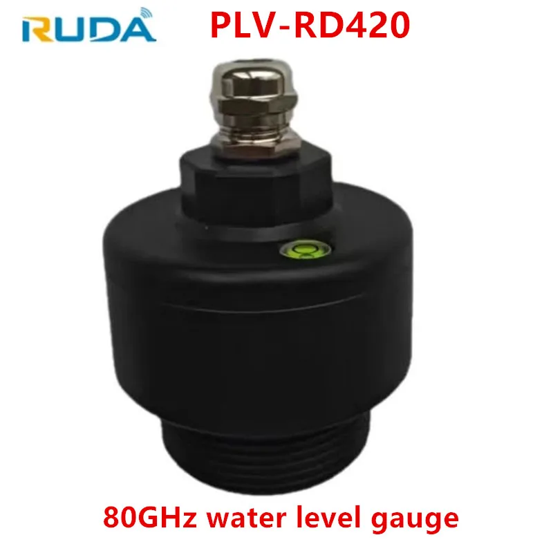 PLV_RD420 80GHz 2 wires 4-20mA water level radar sensor smart Contact free for water level measuring fluid level sensor