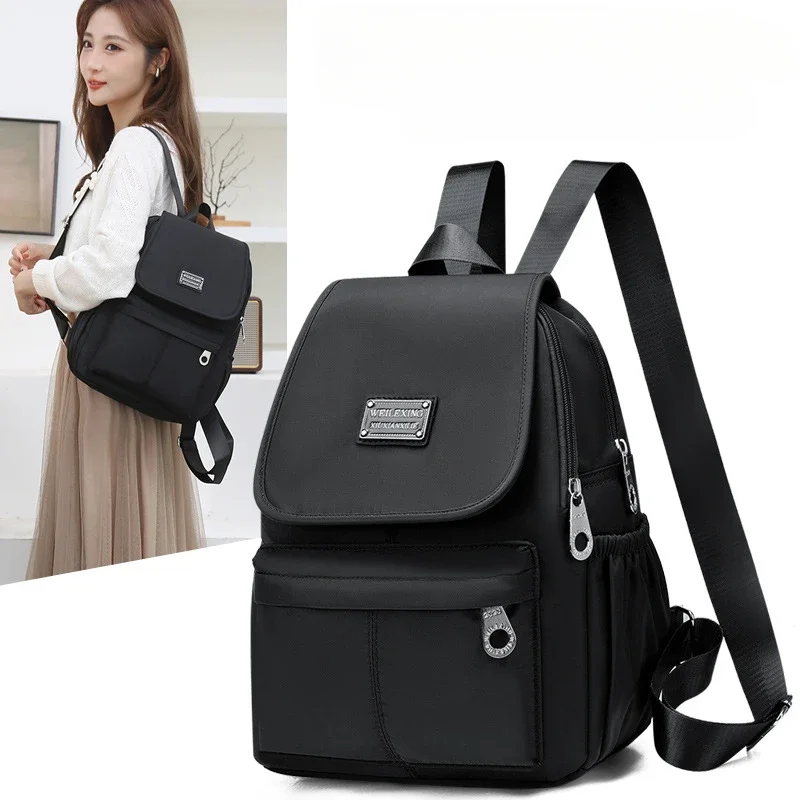 حقيبة ظهر نسائية غير رسمية موضة جديدة حقائب ظهر للسفر للطلاب حقائب مدرسية أكسفورد للنساء حقيبة نسائية لخاتم الصندوق Mochila العربة
