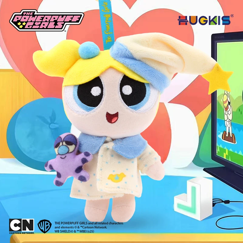 Powerpuff Girls Sweet Dreams Series ألعاب من نسيج مخملي صندوق أعمى حقيبة سلسلة مفاتيح سحر لطيف هدية للأطفال المشجعين جامعي هدية عيد ميلاد