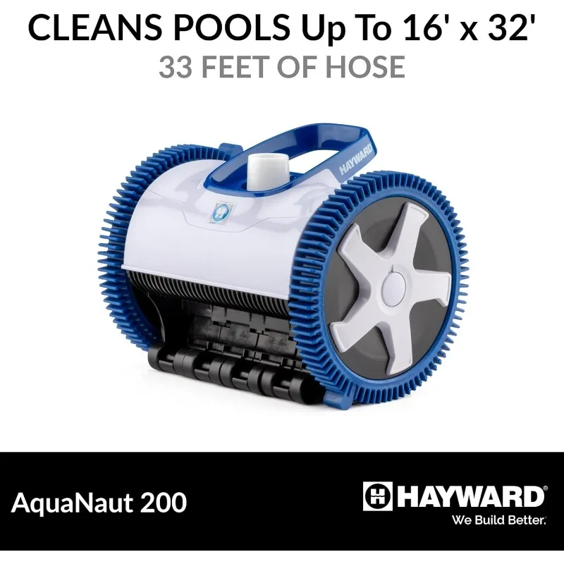 Hayward W3PHS21CST AquaNaut 200 Suction Pool Cleaner for In-Ground Pools up to 16 x 32 ft. (Automatic Pool Vacuum)