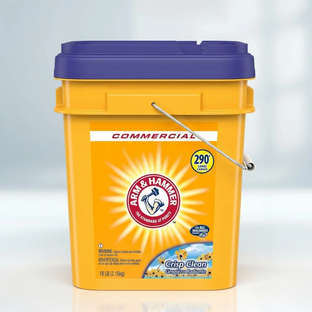 

Fresh Scent Powder Laundry Detergent, Deep Clean Formula, 18 lb Pail for Family & Heavy Duty Use