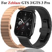 22mm Metal Strap For Zeblaze GTS 3 3 Pro/GTR 3 Pro/Stratos 4 3 2 Ultra/Vibe 8 7 7 Lite/Btalk 2 Lite/3 Plus Stainless Steel Band