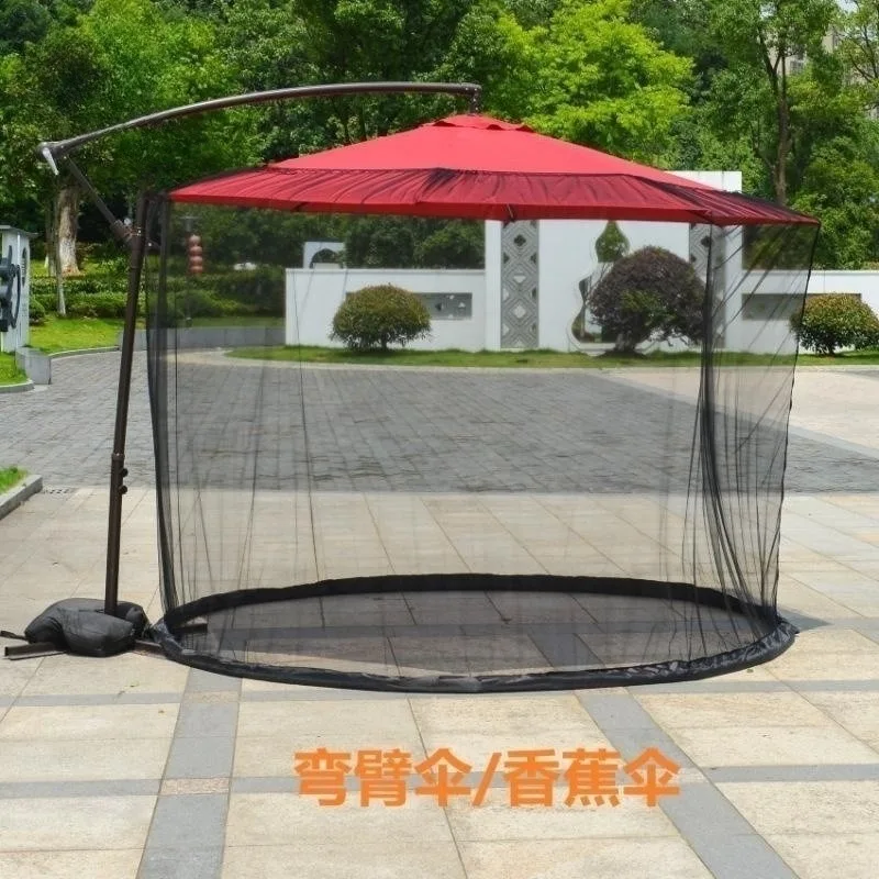 Outdoor Patio Mosquito Net Canopy Umbrella Mesh Cover for Roman Shade Insect Screen appliques for bows