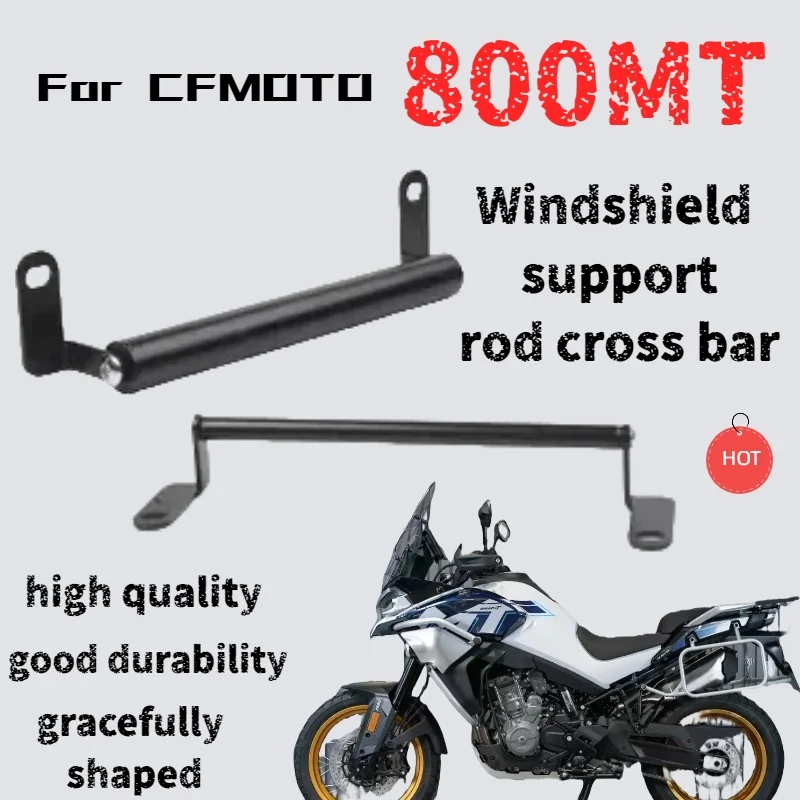 

For CFMOTO 800MT modified windshield multi-function crossbar motorcycle navigation bracket rod expansion rod accessories