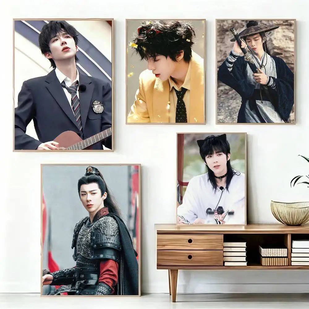 Liu Yu Ning Wei Shao Poster Waterproof Wall Art Sticker For Bar Living Room Vintage Decor High Quality Print Gift