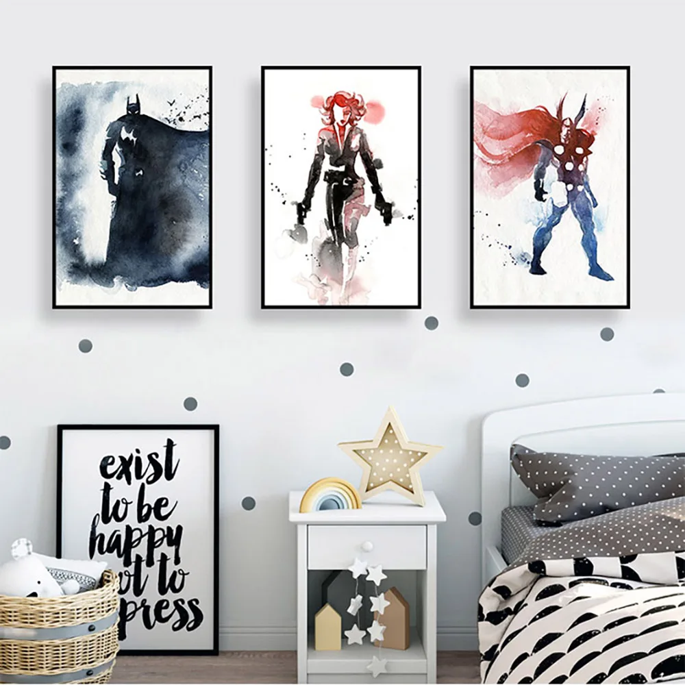 Marvel Movie Poster Avenger Alliance Canvas Painting Captain American Hulk Decoration Mural Kids Room Art Prints Home Wall Decor