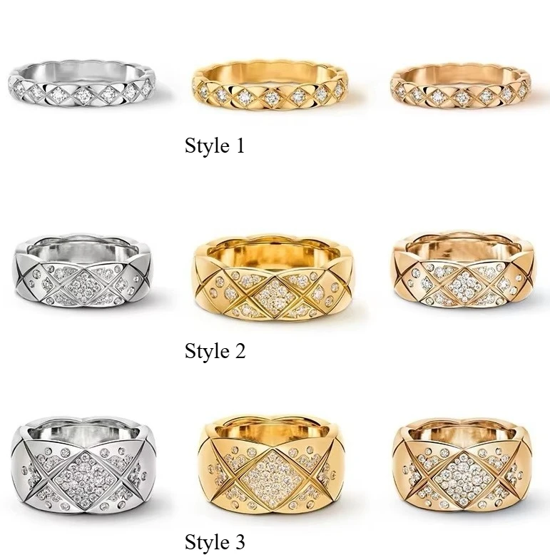 

Fashion Ring, Luxury Stainless Steel Ring, Zircon Ring for Women and Men, Hot-Selling Fashion Jewelry, Gift