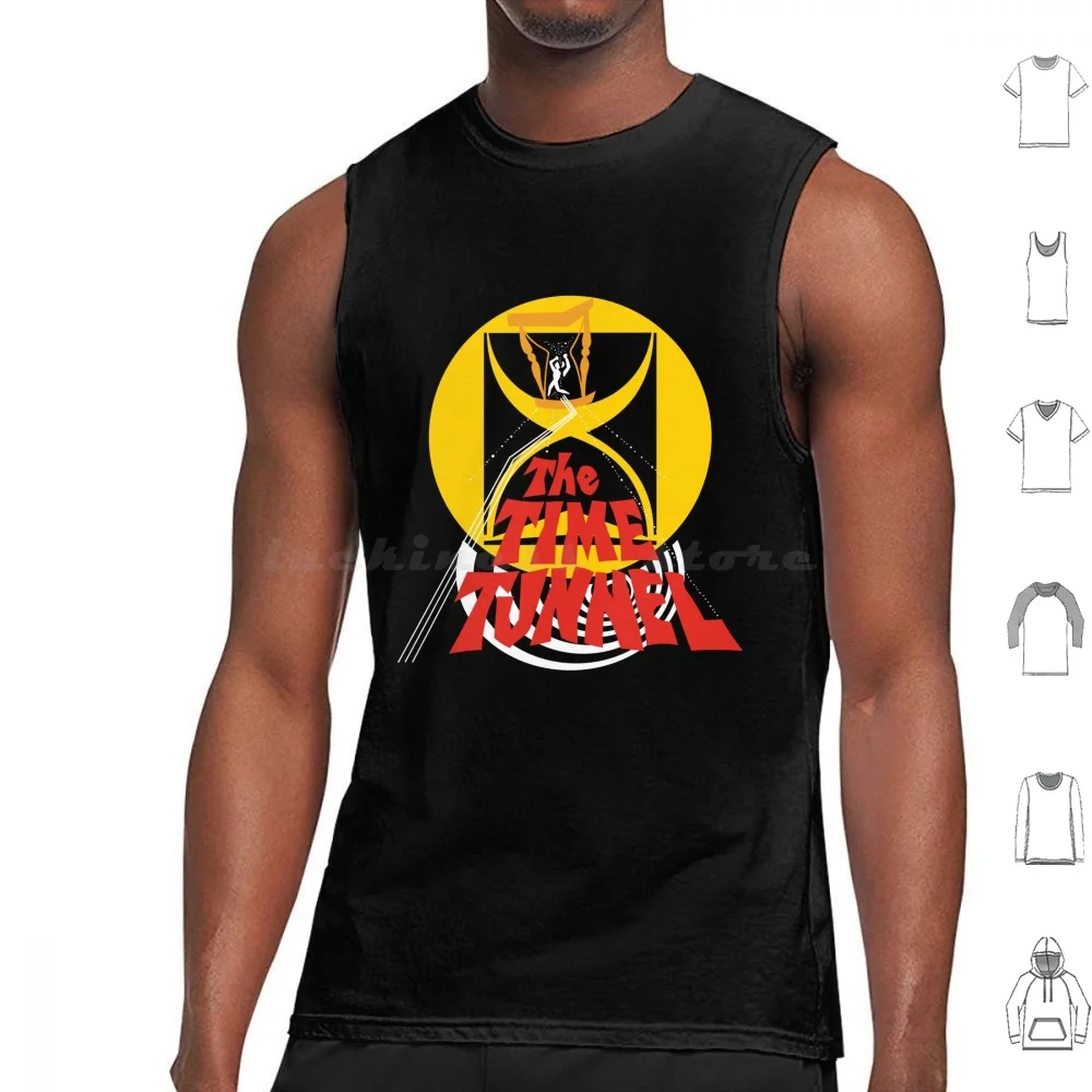 The Time Tunnel Tank Tops Print Cotton 60s Sixties Time Tunne Retro Scifi Scifi Science Fiction Time Travel Time