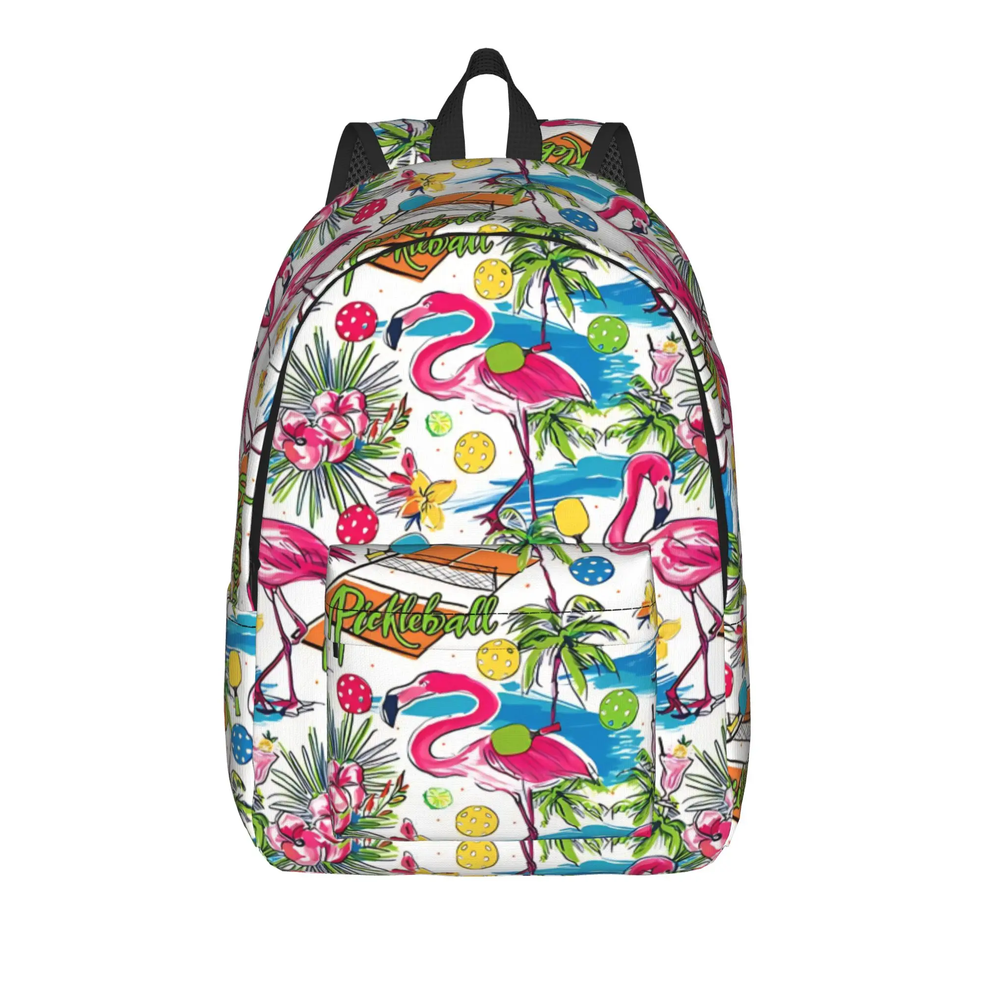 Flamingo Daypack Back to school season vibrant pink   Good Quality Backpack