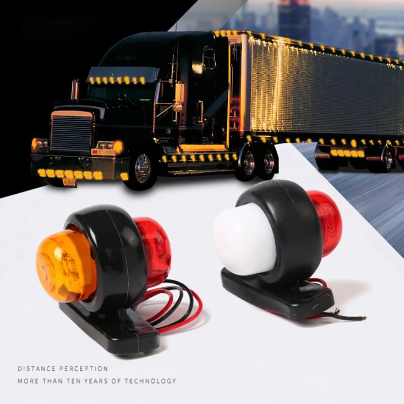 Truck Trailer Lights LED Side Marker Position Lamp Lorry Tractor Clearance Lamps автомобильные товары