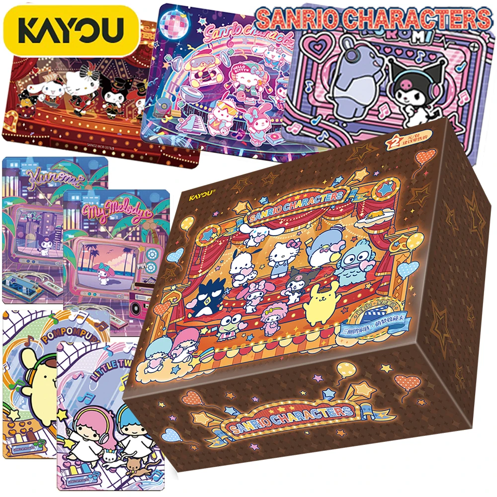 

Official Kayou Sanrio Collection Card Classic Cartoon IP Cute Healing Pompomurin Pochacco Creative Constellation Series Card Toy