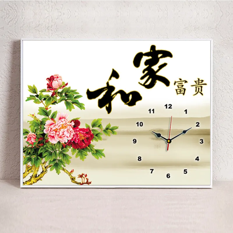 Modern New Chinese Style Living Room Decorative Painting Simple Restaurant Paintings Punch-Free Distribution Box Chinese Style