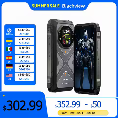 Blackview OSCAL TANK 1 5G Rugged Smartphone,20000m...