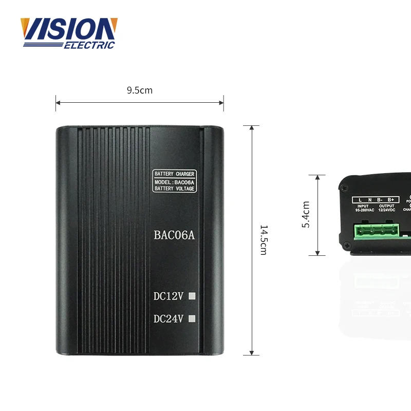 VISION BAC06A Battery Charger Generator Automatic Manual Switching 12V 24V  with Floating Charge