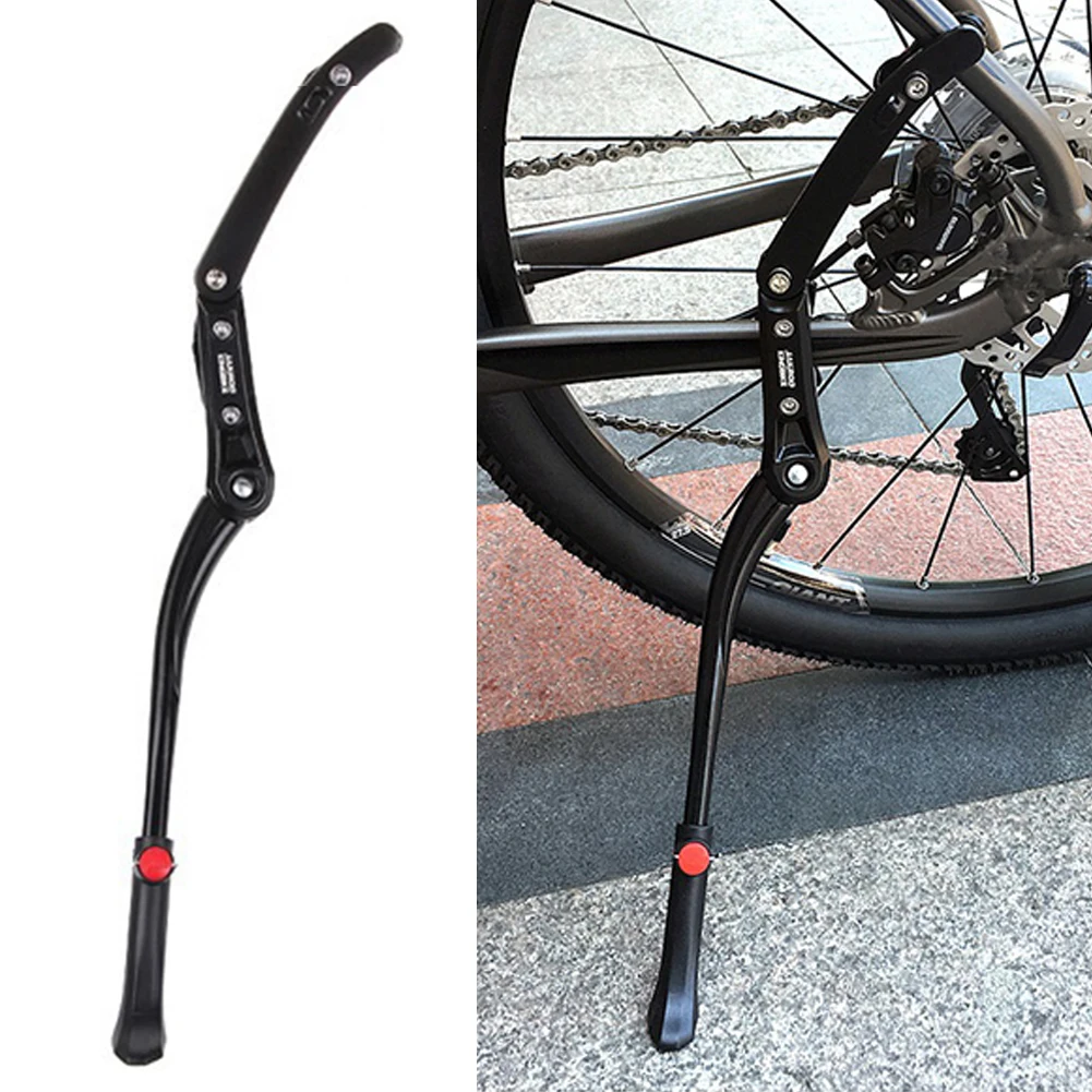 Bicycle Kickstand Adjustable MTB Side Rear Kick Stand Parking Support Stand Aluminum Alloy Bicycle Stand Cycling Accessories